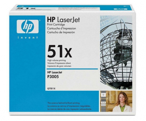 Оригинальный картридж HP Q7551X/XC (черный)  13k
