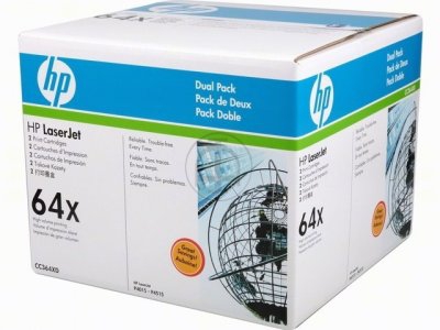 Оригинальный картридж HP CC364XD (черный)  Двойная упаковка 24k