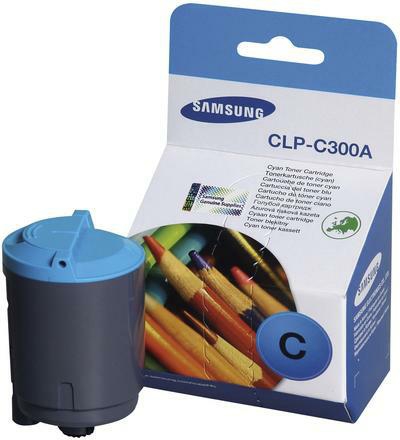 Оригинальный картридж Samsung CLP-C300A (голубой) 1k