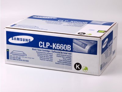Оригинальный картридж Samsung CLP-K660B (черный)  5.5k